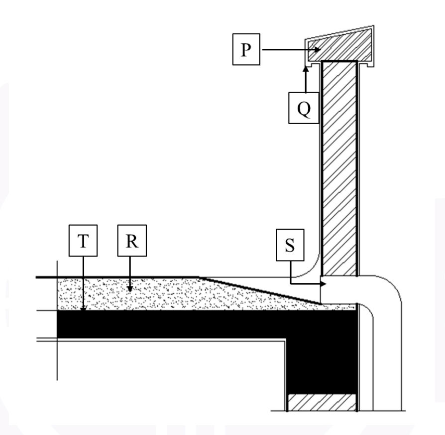 Q61 parapet wall section
